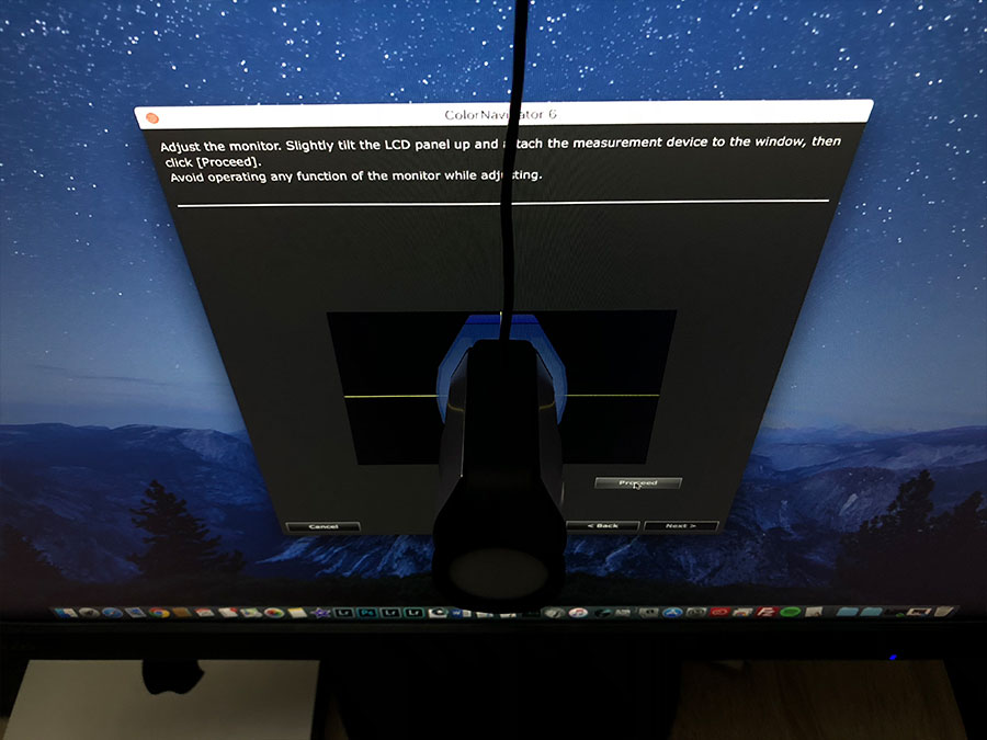 Proces kalibracji monitora Eizo Proces kalibracji monitora Eizo