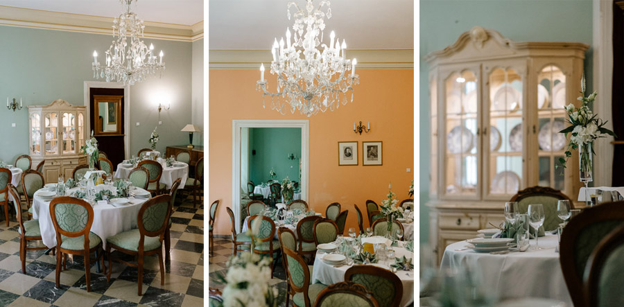Sala jadalna - Pałac w Kurozwękach Sala jadalna - Pałac w Kurozwękach
