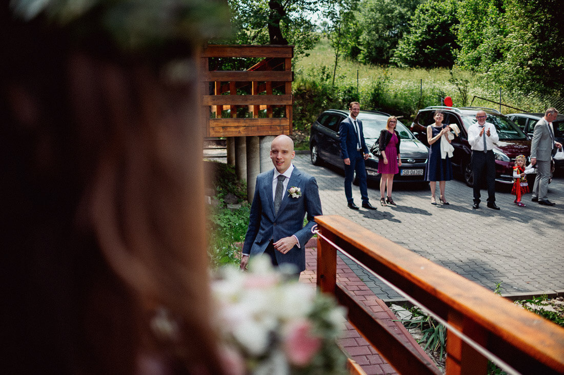 Powitanie pary Młodej, Olkusz, Kraków, Małopolska obyczaje ślubne, Zdjęcia z wesela