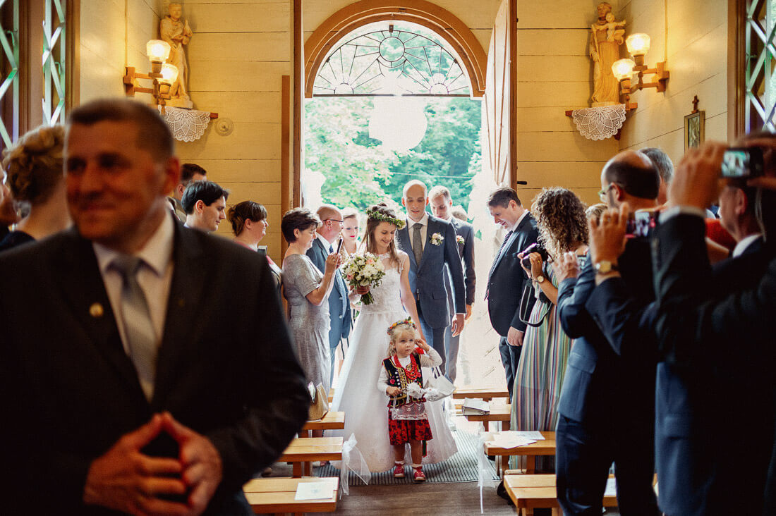 Kaplica "Na wodzie" pw. św. Józefa Robotnika, Fotograf na ślub, Reportaż zdjęciowy ze ślubu
