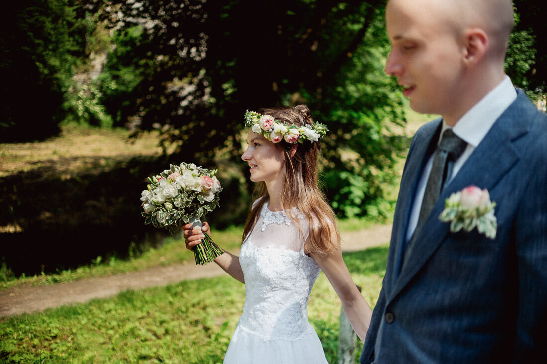 Spacer po ślubie, Dobry fotograf na ślub, Wesele Olkusz, Kraków, Małopolska