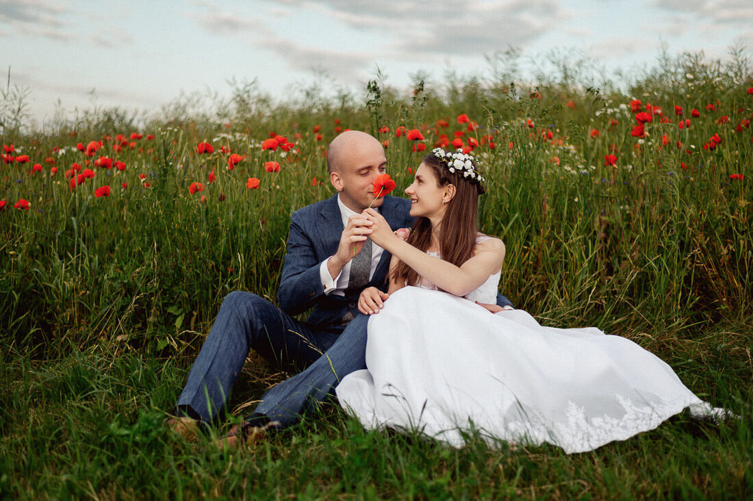 Romantyczna sesja weselna, Sesja ślubna Olkusz, Kraków, Małopolska