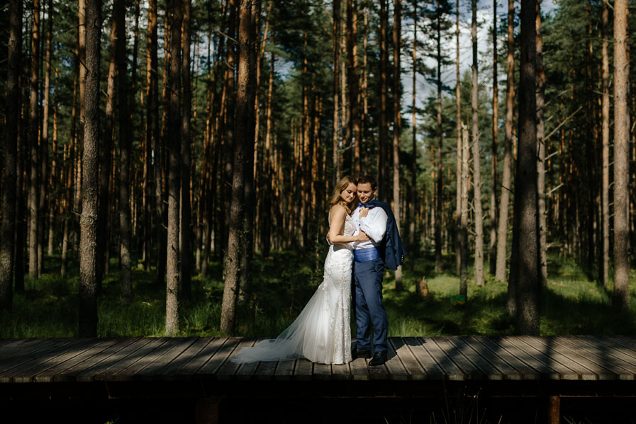Zdjęcia ślubne Kraków - Sfotografowani Marcin Pluta Las, Sesja leśna, Sesja weselna, Romantyczna sesja ślubna