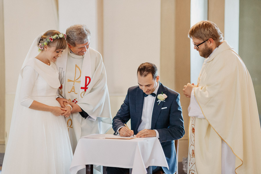 Podpisy na ślubie, Sala weselna, Zdjęcia ślubne Śląskie