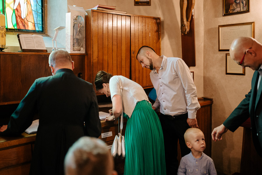 Reportaż z chrztu świętego, Fotograf na chrzest