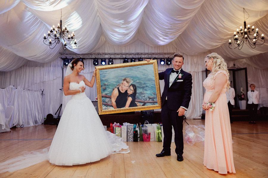 Fotograf ślubny Śląsk - Sfotografowani Marcin Pluta Obraz Pary Młodej, Sala weselna, Zdjęcia ślubne Śląsk