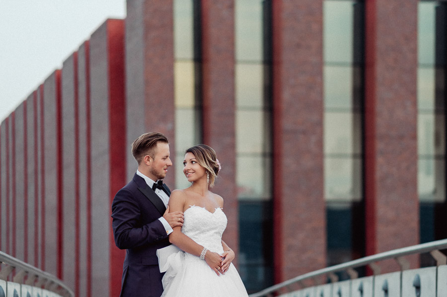 Fotograf ślubny Śląsk - Sfotografowani Marcin Pluta Narodowa Orkiestra Symfoniczna Polskiego Radia, Urokliwy plener ślubny, Romantyczna sesja ślubna
