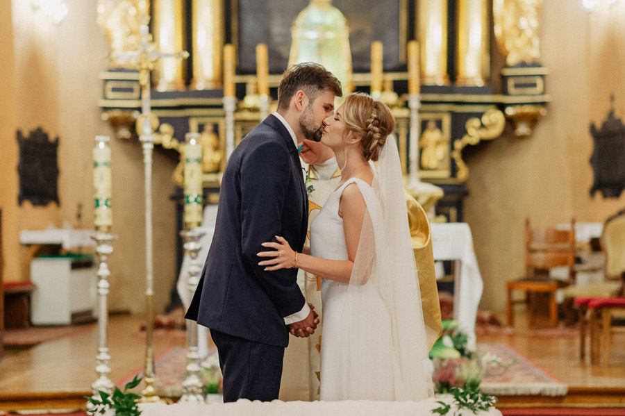 Pocałunek na ślubie, Fotograf Marcin Pluta, Sfotografowani fotografia