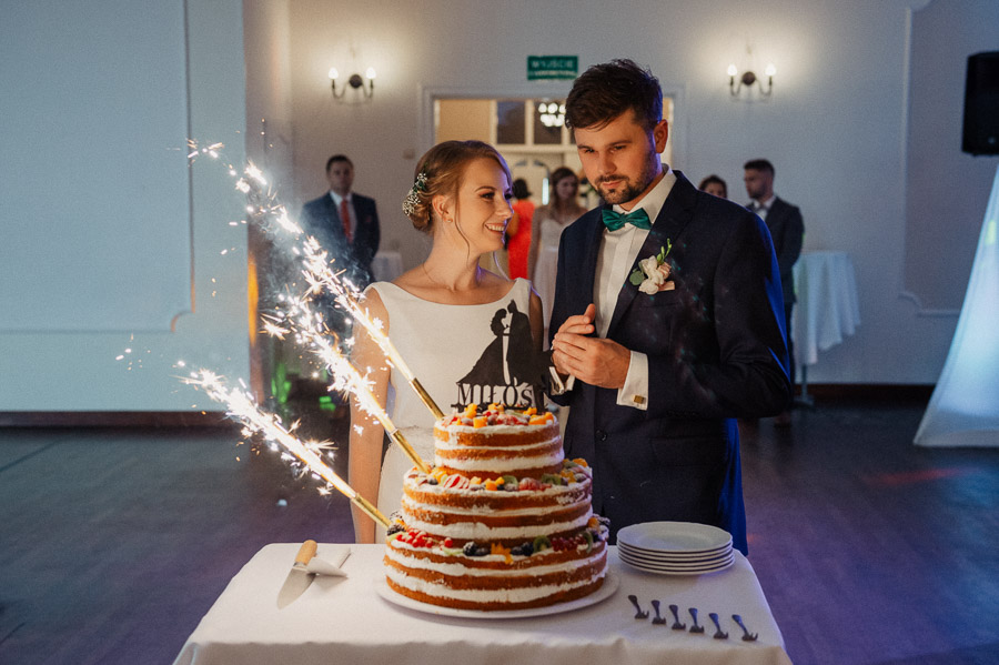 Tort na weselu, Dobry fotograf na ślub, Wesele Olkusz