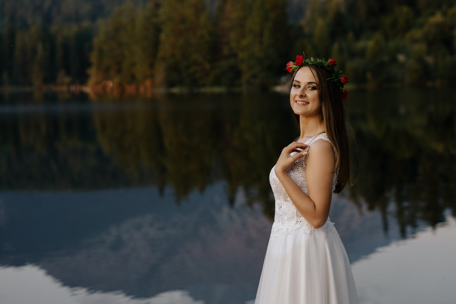 Plener Małopolska - Sfotografowani Marcin Pluta Plener ślubny jezioro szczyrbskie