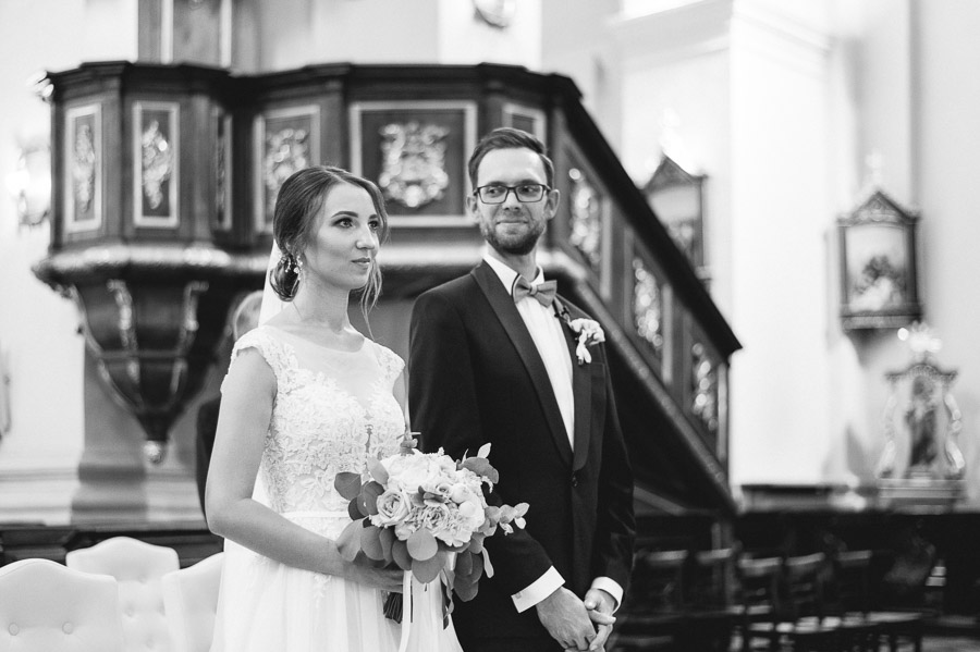 Fotografia Ślubna Kraków - Sfotografowani Marcin Pluta Para Młoda Kościół św. Bernardyna w Krakowie, Fotograf Marcin Pluta, Sfotografowani