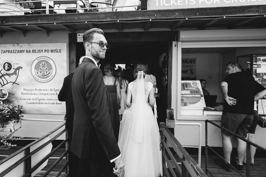 Fotografia Ślubna Kraków - Sfotografowani Marcin Pluta Wejście na statek, Fotograf Marcin Pluta, Sfotografowani fotografia