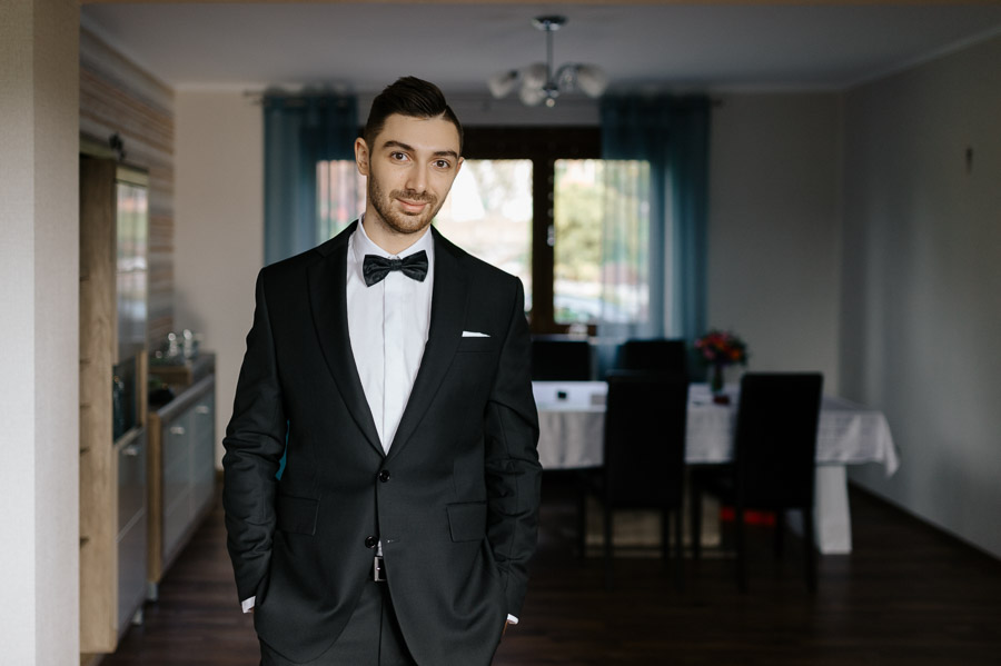 Portret Pana Młodego, Przygotowania ślubne, Dobry fotograf śląskie