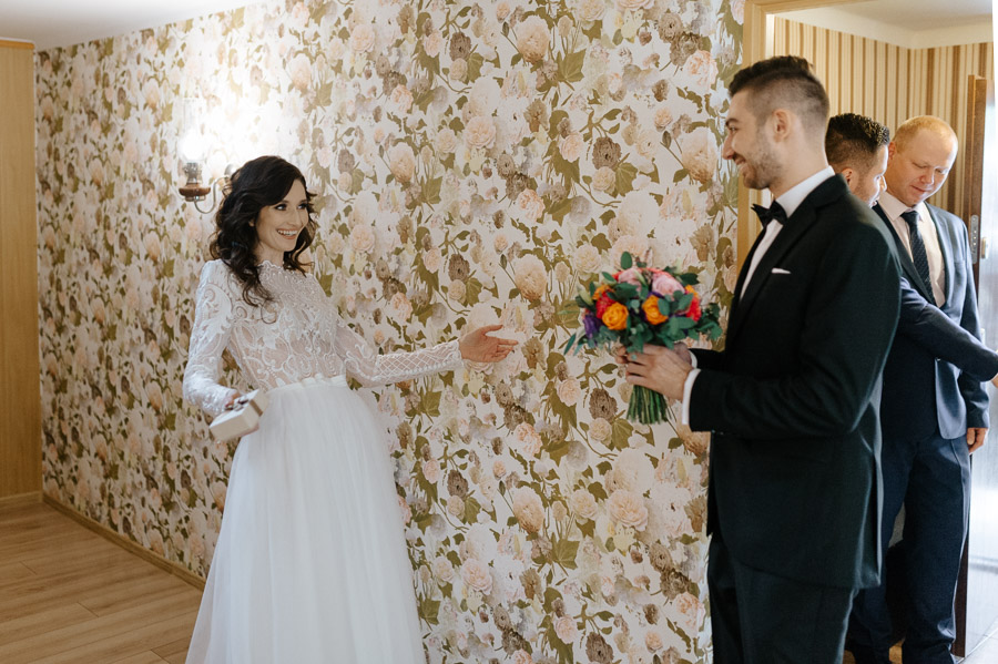 Powitanie Pana Młodego, Ślub na śląsku, Fotografia ślubna Śląskie
