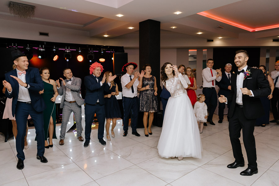 Zabawa weselna, Fotografia ślubna Śląsk, Reportaż zdjęciowy śląsk