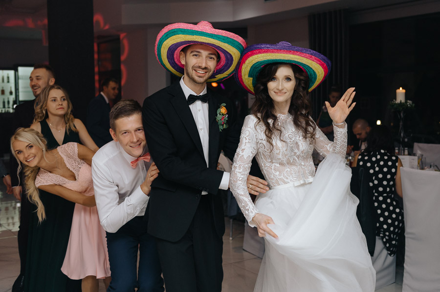 Taniec na ślubie w Sombrero, Fotograf ślubny Śląskie