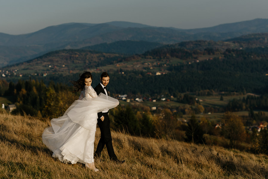 Spacer po szczycie Ochodzita, Fotografia ślubna, Fotograf ślubn