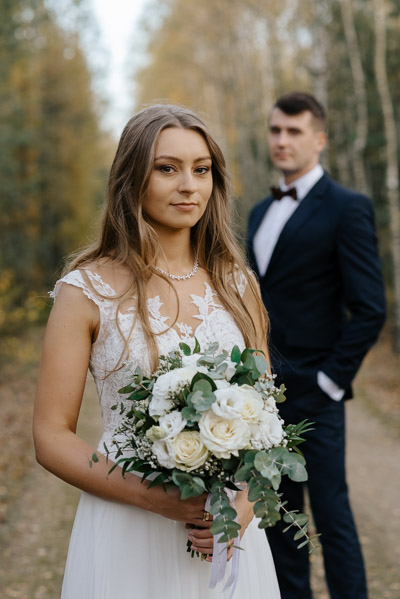 Fotografia Ślubna Kraków - Sfotografowani Marcin Pluta Portret Pani Młodej, Plener zdjęciowy, Para Młoda, Fotograf na ślub