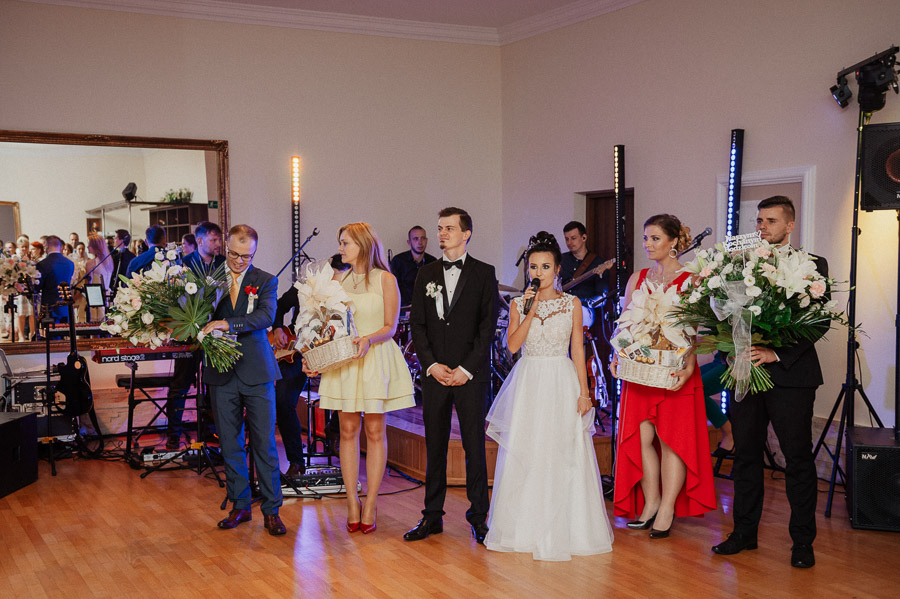 Podziękowania na ślubie, Fotograf ślubny Olkusz, Zdjęcie ze ślubu
