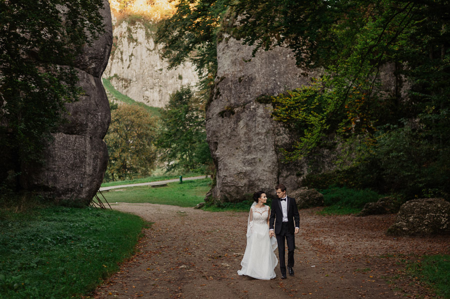 Fotografia Ślubna Olkusz - Sfotografowani Marcin Pluta Skały i Para Młoda, Fotograf wesele, planujemy wesele