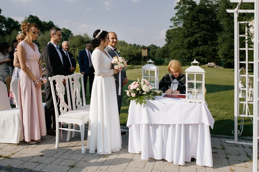 Ślub plenerowy w Dworku nad Rozlewiskiem