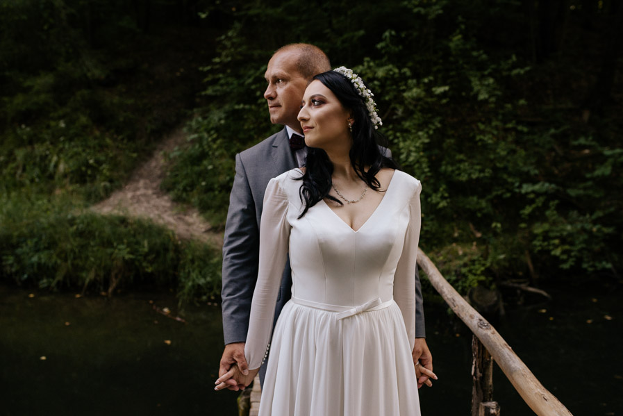 Fotograf ślubny Olkusz, Klucze - Sfotografowani Marcin Pluta Klucze staw czerwony sesja ślubna