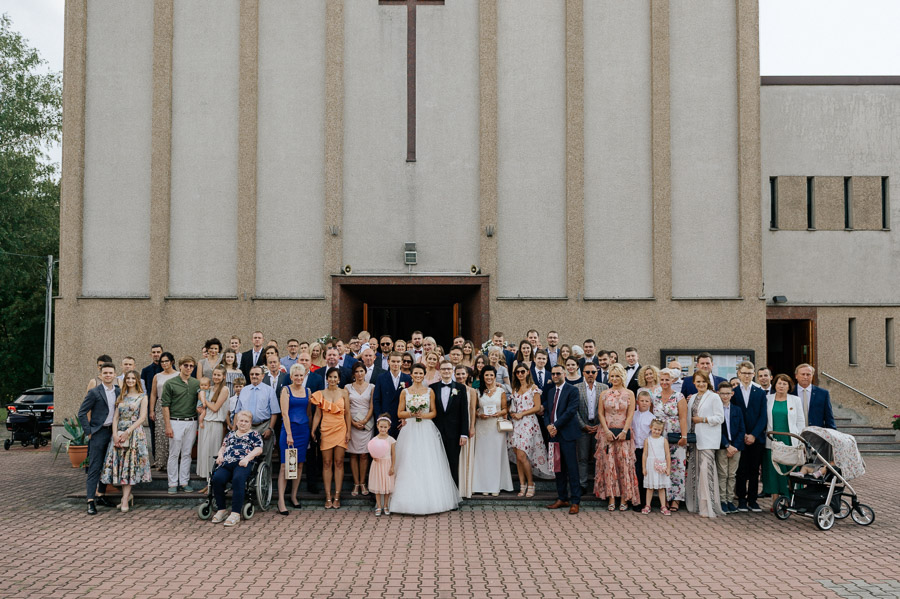 Fotografia Ślubna Częstochowa - Sfotografowani Marcin Pluta Zdjęcie grupowe po ślubie