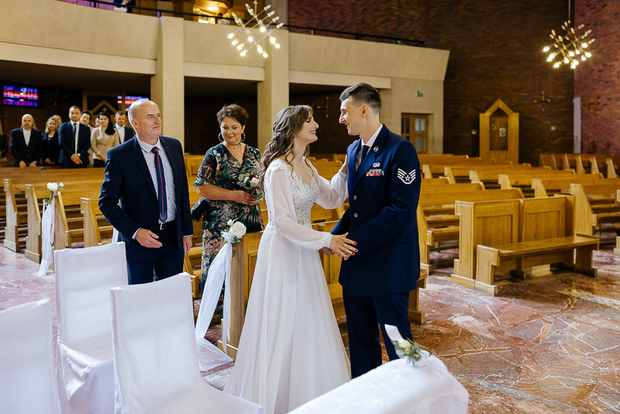 Fotografia ślubna - Powitanie Pary Młodej