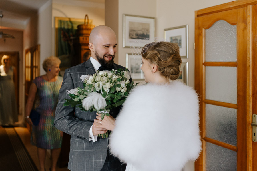 Fotograf ślubny Małopolska - Sfotografowani Marcin Pluta First Look, Dobry fotograf ślubny, Para Młoda sfotografowana