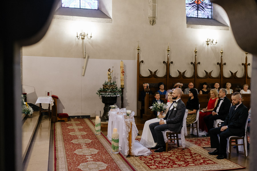 Para Młoda w kościele, Sfotografowani Marcin Pluta, Zdjęcia z wesela