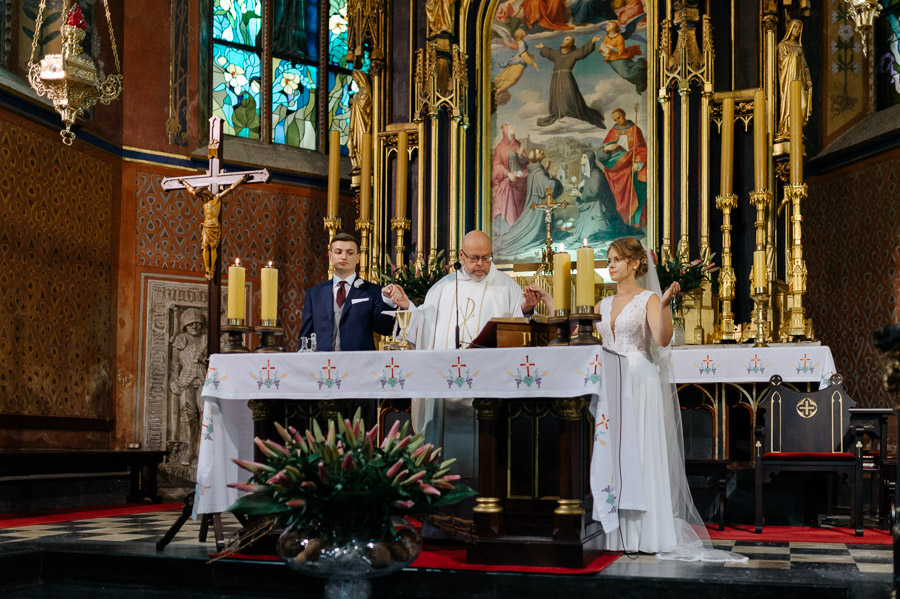 Fotografia Ślubna Kraków - Sfotografowani Marcin Pluta Przysięga ślubna, Fotograf na ślub, Reportaż zdjęciowy ze ślubu
