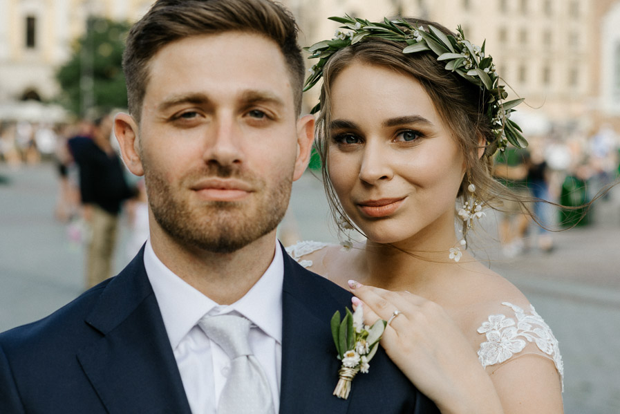 Portret pary młodej, Dobry fotograf na ślub, Najlepszy fotograf ślubny kraków 
