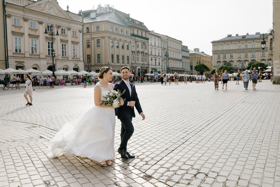 Naturalny plener ślubny, Fotograf ślubny Kraków