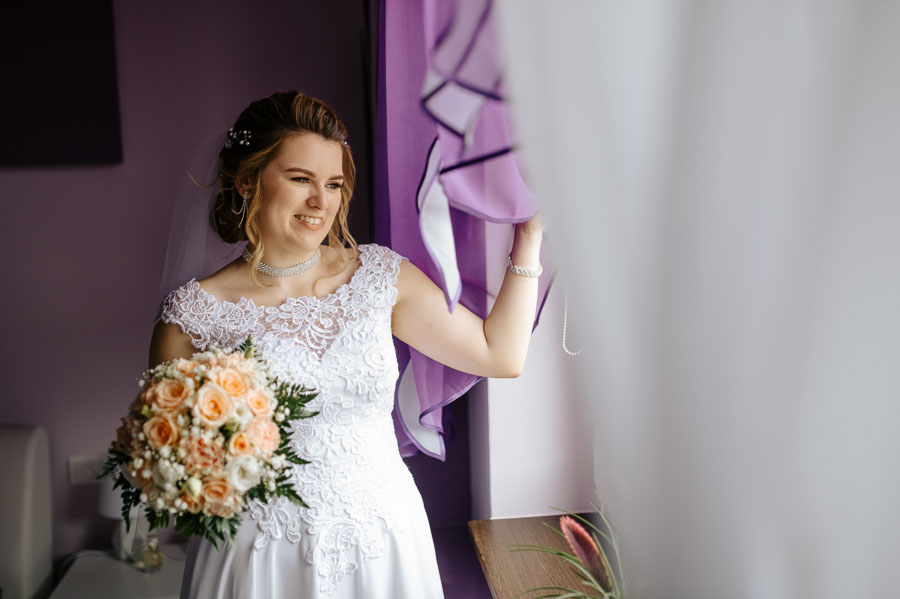 Fotografia Ślubna Śląsk - Sfotografowani Marcin Pluta Portret Pani Młodej, Fotografia ślubna, Ulotne chwile w dniu ślubu