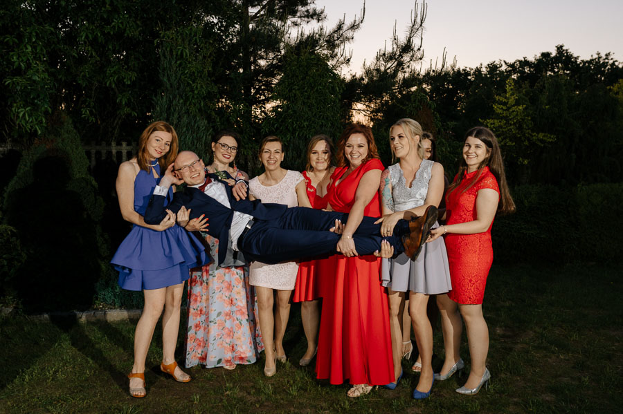 Fotografia Ślubna Śląsk - Sfotografowani Marcin Pluta Zdjęcie grupowe, Fotograf ślubny Śląsk, Zabawa weselna Śląsk
