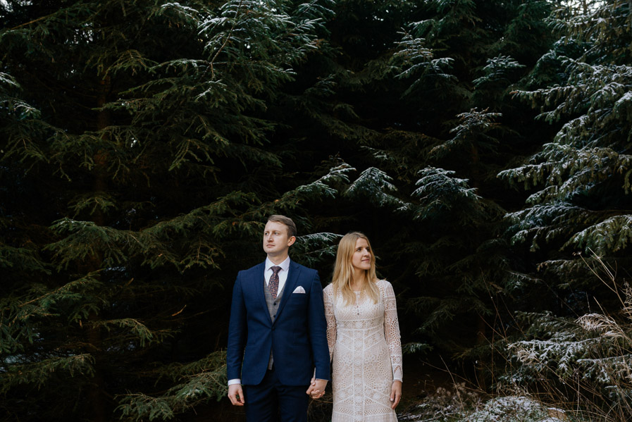 Zimowy plener, Pani Młoda, Fotograf wesele, Planujemy wesele