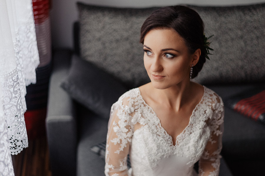 Portret Pani Młodej, Dobry fotograf ślubny, Para Młoda sfotografowana