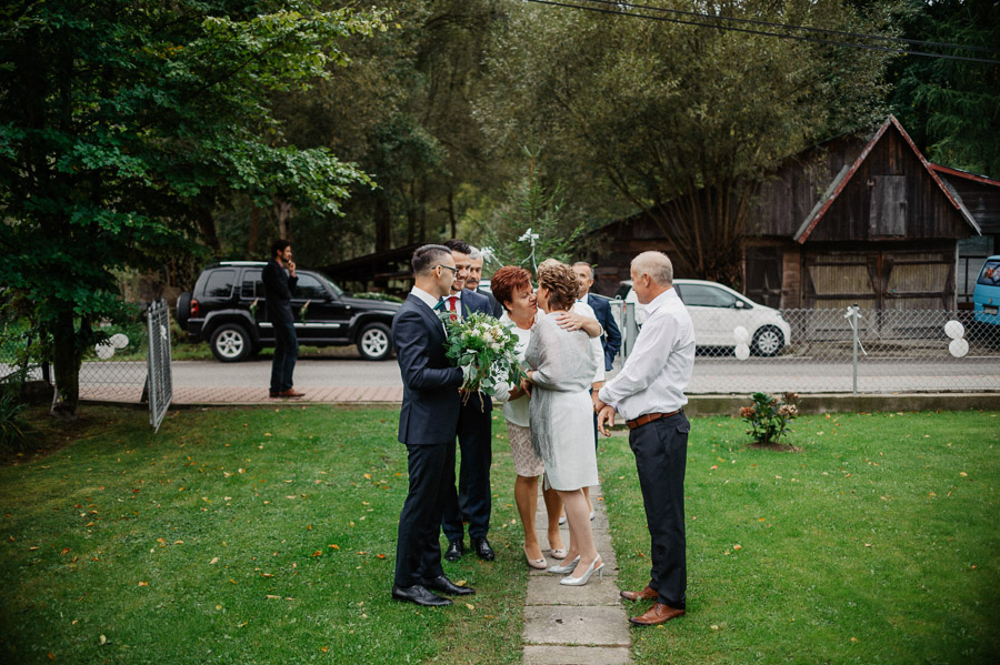 Powitanie gości weselnych, Fotograf na ślub, Galeria fotografii ślubnej
